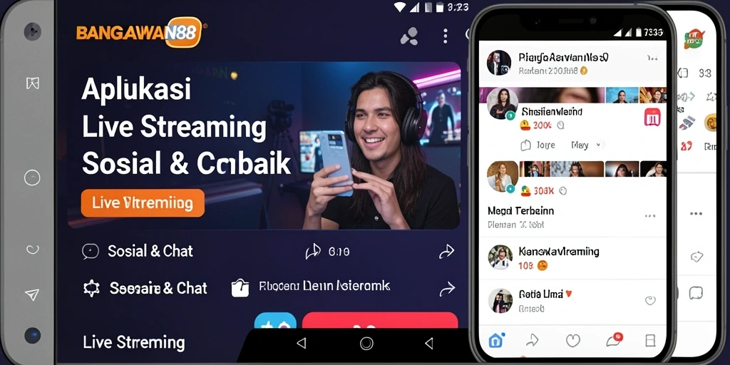 Tampilan antarmuka utama BANGSAWAN88 untuk Live Streaming yang interaktif.