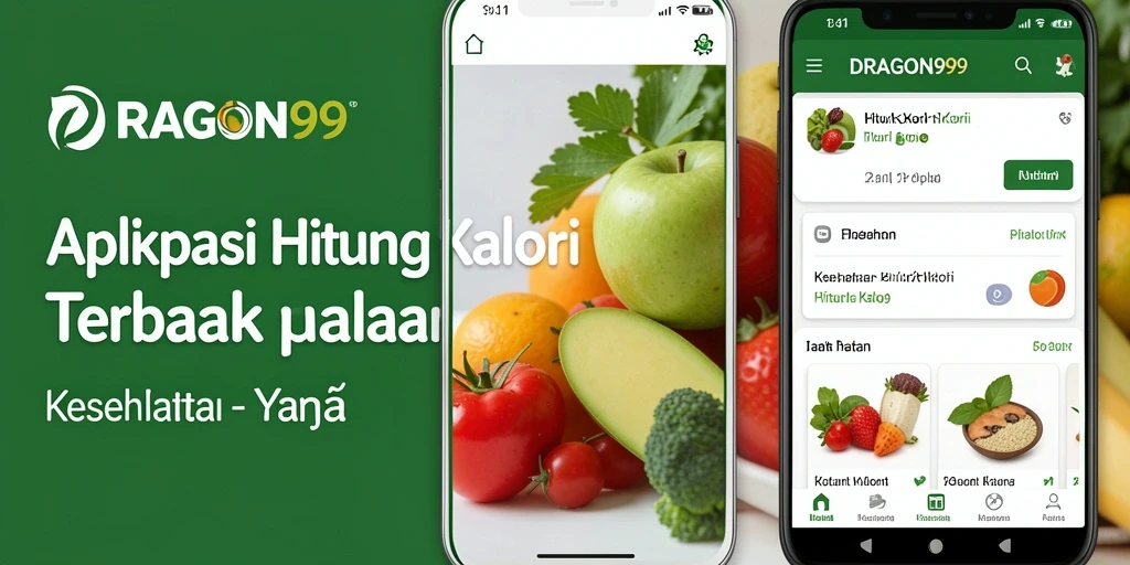 Tampilan antarmuka DRAGON99 yang menarik dan mudah digunakan untuk menghitung kalori.