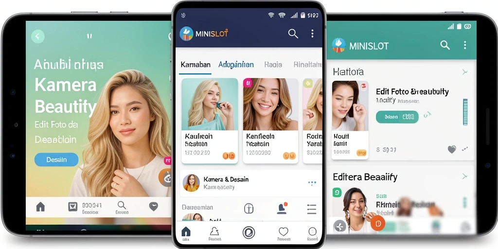 Screenshot MINISLOT menunjukkan antarmuka pengguna yang sederhana dan fungsional.