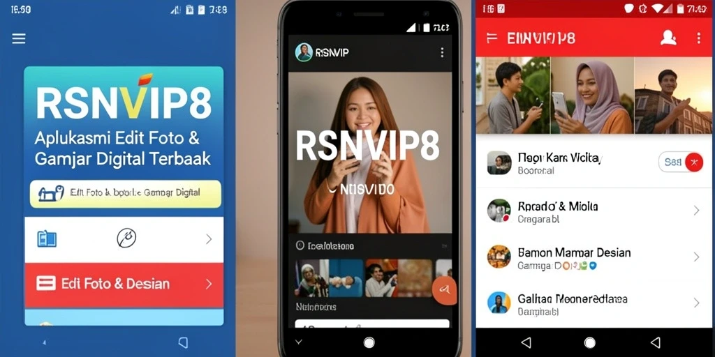 Tampilan antarmuka RSNVIP8 yang modern dan fungsional untuk gambar digital.