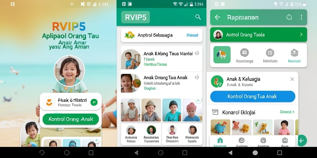 Antarmuka aplikasi RVIP5 yang intuitif dan mudah digunakan.