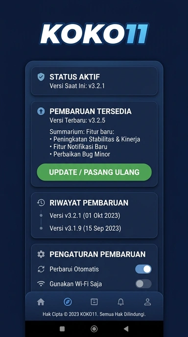 Riwayat Versi koko11 untuk Pengguna Android